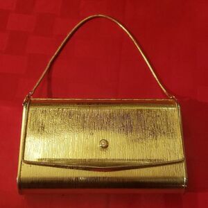 VNTG 1960's Magid Evening Metal Clutch Purse